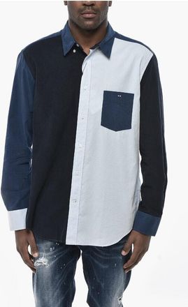 Eden Park Ribbed Velour Casual Shirt ARBONNE Button-Down size M