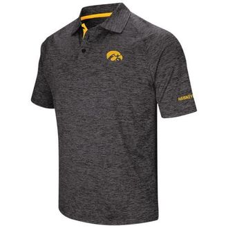 Colosseum Mens Colosseum Black Iowa Hawkeyes Big & Tall Down Swing Polo at Nordstrom, Size 5X-Large