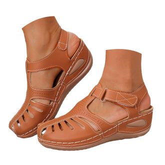 Generic Sandals For Women Closed Toe Platform Wedge Casual Sandal With Arch Support Soft Breathable Insole And Non Slip Rubber Outsole Shoes 2026 Trendy Summe