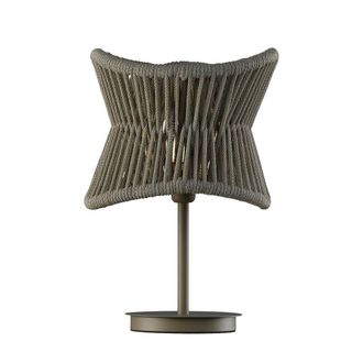 Netlighting Polinesia 31cm Table Lamp 1 x E27 IP44 Beige Oscu