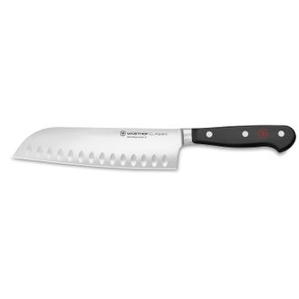 W&uuml;sthof Classic 7-Inch Santoku Knife with Hollow Edge