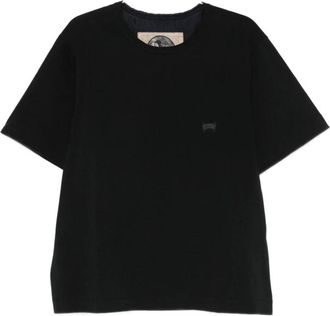 Ziggy Chen Tops, Heren, Zwart, S, T-shirt met ronde hals