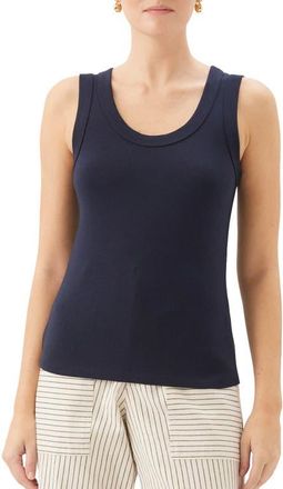 Fifteen Twenty Scoop Neck Tank in Navy at Nordstrom, Size Large