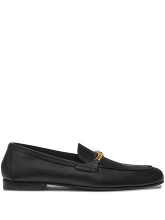 Versace Flat Leather Shoes