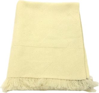 Hermès Sciarpa in cashmere anni 2010 - Bianco