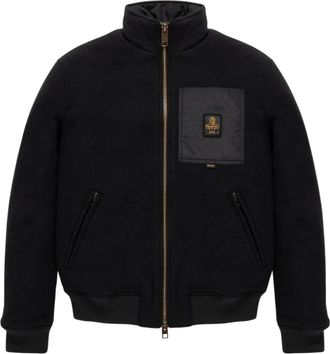RefrigiWear Solaris Jacket - Heren - Bomber jackets - Zwart - S - Leer - Jassen