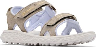 Columbia Womens Konos Hiker 2-Strap, Sports and Outdoor Sandals, Canvas Tan/Snowdrift, 5