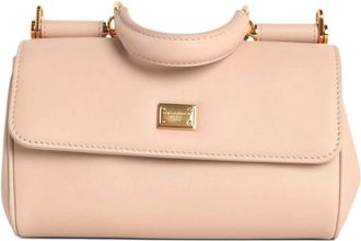 Dolce & Gabbana My Sicily Handtas - Dames - Handtassen - Beige - ONE Size - Leer - Tassen