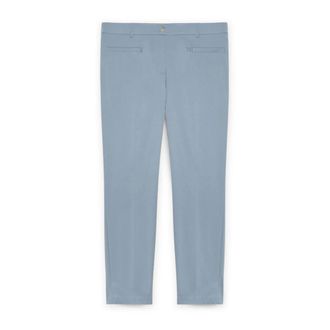 Fiorella Rubino Dames, Broeken, Blauw, Maat: XS Viscose