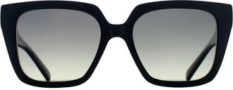 Gucci Square Womens Black Grey Polarized GG2102S - One Size