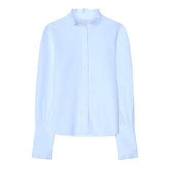 Busnel Overhemden, Dames, Blauw, S, Katoen, Maira Blouse