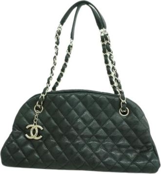 Chanel Pre-owned Shoulder Bags, female, Black, Size: ONE SIZE Pre-owned Vintage Shoulder Bag