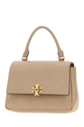 Tory Burch Charlie Top Handle Bag - Beige