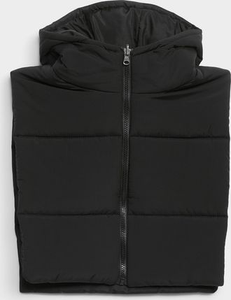 Simons Womens Quilted bib-hood
