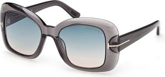 Tom Ford FT1348 SANDRA-02 20P Womens Sunglasses Grey Size 52