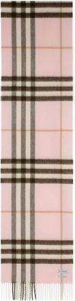Burberry Accessoires, Dames, Roze, ONE Size, Kasjmier, Giant Check Sjaal