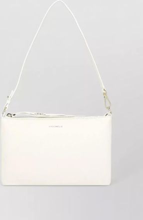 Coccinelle leather shoulder bag removable handle adjustable strap