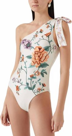 Agua Bendita One-Shoulder One-Piece Swimsuit In Chinesis