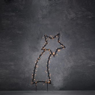 Luca Lighting Enchufe LED de jardín estrella H77