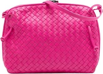 Bottega Veneta Pre-owned Cross Body Bags, female, Pink, Size: ONE SIZE Pre-owned The Nodini Crossbody Bag