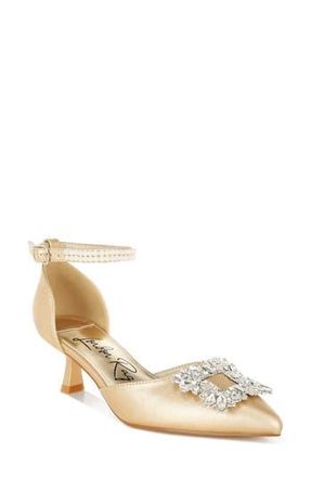 London Rag Onkana Kitten Heel Sandal in Gold at Nordstrom Rack, Size 5