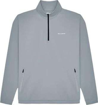 Malbon Golf half-zip shell sweatshirt - Grey