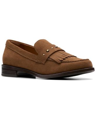 Clarks Hana Loafer Suede Loafer