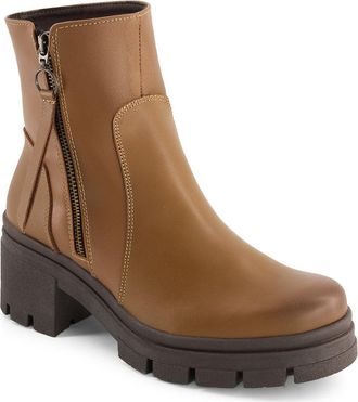 Andrea Womens Leather Booties 89648