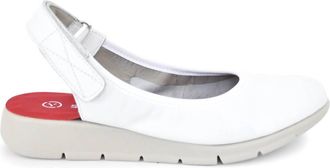 Saydo Womens Freesia Slingback Shoe In Off White
