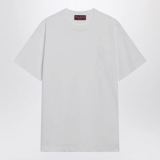 Gucci T-Shirt With Horsebit Embroidery