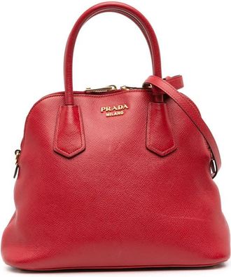 Prada Pre-owned Prada Medium Saffiano Dome Satchel Ladies YQDKPQ7QLETF0HFZ