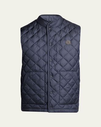 Moncler Mens Lycope Down Quilted Vest