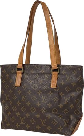 Louis Vuitton Brown Monogram Shoulder Bag Tote Bag (Pre-Owned)