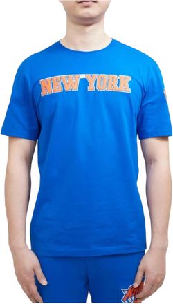 Pro Standard Pro Standard New York Knicks Classic Chenille T-Shirt in Blue Men