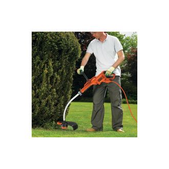 Black+Decker Tagliabordi elettrico curvo telescopico b+d gl 7033