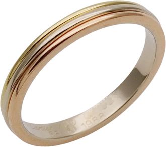 Cartier Pink Gold White Gold Yellow Gold Yellow Gold (18K) Pink Gold (18K) White Gold (18K) Band Ring (Pre-Owned)