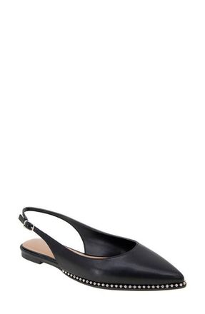 BCBGeneration Valerie Slingback Pointed Toe Flat in Black at Nordstrom, Size 10