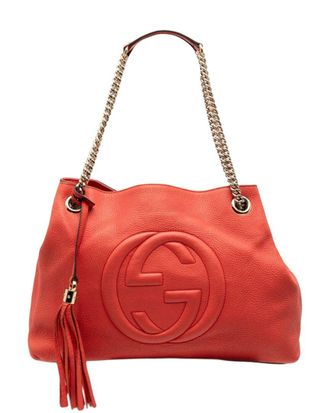 Gucci Orange Others Soho Chain Shoulder Bag (Authentic Pre-Loved)