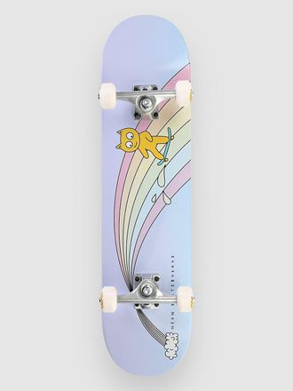 Meow Skateboards Over The Rainbow 7.5 Complete groen