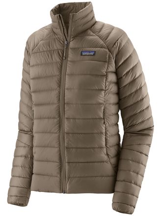 Patagonia Lightweight Quilted Down Jacket With High Collar