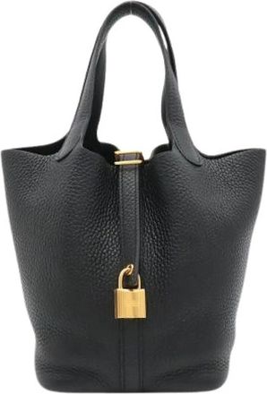 Herm&egrave;s Pre-owned Vintage Bucket Bag - Pre-owned - Mujer - Negro - ONE SIZE