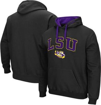 Colosseum Mens Colosseum Black LSU Tigers Big & Tall Arch & Logo 2.0 Pullover Hoodie at Nordstrom, Size Xx-Large
