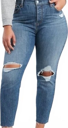 Levi's Womens Wedgie Fit Jeans In Tough Love - Medium Wash