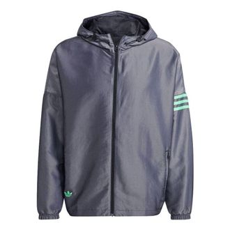 adidas Classic Windbreaker Silver Purple HR5333