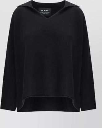 Alanui cashmere silk polo sweater