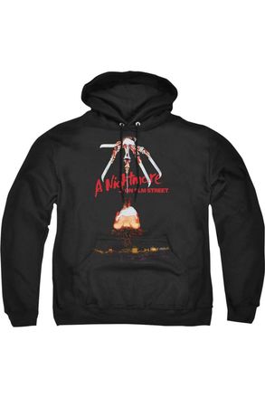 Gildan Nightmare On Elm Street Alternate Poster Adult Pull Over Hoodie / Hooded Sweatshirt