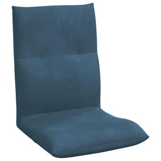 vidaXL Sill&oacute;n Ajustable Azul Terciopelo Vidaxl