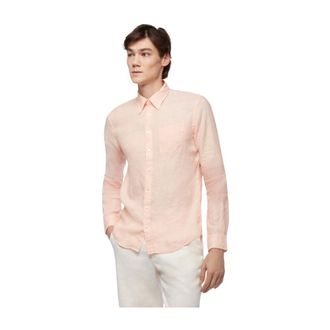 Brooks Brothers Milano Slim-Fit Sport Shirt - male - Brooks Brothers - Casual Shirts - Orange - XL - Shirts