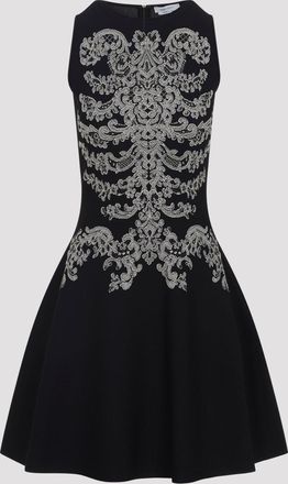 Alexander McQueen Alexander Mc Queen viscose mini-jurk