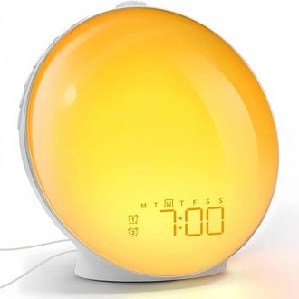 OEM Entre Sus Caracter&iacute;sticas Se Incluyen: Luz Fluorescente De Despertador, Luz Para Despertar, Simulaci&oacute;n De Puesta De Sol, Luz De 9 Colores, Ajuste De B